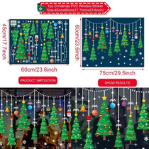 PVC Window Stickers for Christmas Decorations