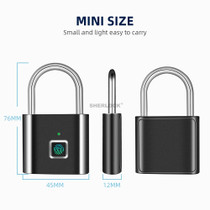 Security Door Lock Smart Keyless USB Rechargeable Fingerprint Padlock
