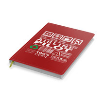 Airline Pilot Label Designed Notebooks