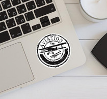 Aviation Lovers Designed Stickers
