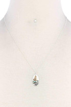 Boat Oval Shape Necklace