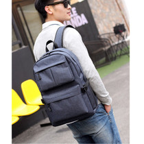 Men Waterproof Laptop Backpack Travel Bag With USB Charging Port