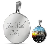 Son necklac ,to my son necklace from mom-birthday gift for son,special necklace for son,necklace idea for son, mother and son necklace, best gift for your son 775sms