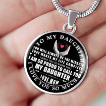 Gift For Daughter From Mom,To My Daughter Necklace From Mom,Necklace For Daughter ,Special Daughter Necklace,Amazing Necklace For Daughter,Best Birthday Gift For Daughter,Gift Necklace Pendant For Daughter 1155dms