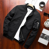 Men's spring and autumn Bomber jacket in blue, green, khaki, red, black