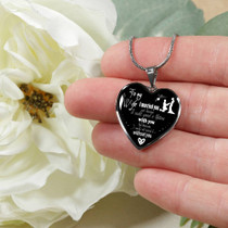 To My Daughter Luxury Necklace:  Best Gift For Daughter, Daughter Necklace From Dad, Father And Daughter Necklace 221ws