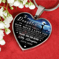 to my daughter necklace from mom, bets gift for daughter from mom, luxury necklace for daughter, mother and daughter necklace