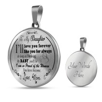 To my daughter Luxury Necklace: best gifts for daughter, mother and daughter necklace, daughter necklace from mother  211DAG SO