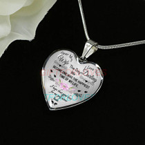 To my wife: Gift Ideas for wife, beautiful wife necklace, wife necklace, to my wife necklace, best gifts for wife, birthday gifts for wife, husband and wife necklace 946fwbn