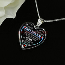 To my daughter: Gift Ideas for daughter, daughter necklace, to my daughter necklace, best gifts for daughter, birthday gifts for daughter, father and daughter necklace, daughter necklace from parents, 872fdsn