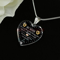 To my wife: amazing wife necklace, wife necklace,to my gorgeous wife, to my wife necklace, birthday gifts for wife, best gifts for wife, my beautiful wife necklace, to my future wife, birthday gifts for her 494fwsn
