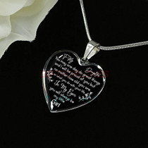 To my daughter: daughter necklace, to my daughter necklace, best gifts for daughter, birthday gifts for daughter, mother and daughter necklace, daughter necklace from parents, special daughter necklace, amazing daughter necklace 474fdsn