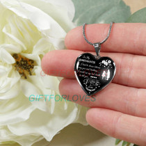 To my granddaughter: Birthday gifts for granddaughter, best gifts for granddaughter, special granddaughter necklace, grandma and granddaughter necklace, to my granddaughter necklace 449fDsn