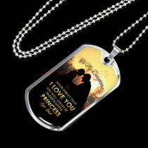 To My Daughter Dog Tag Birthday Gift Ideas for daughter, daughter necklace, to my daughter necklace, best gifts for daughter, birthday gifts for daughter, father and daughter necklace, daughter necklace from parents  1142fdrn