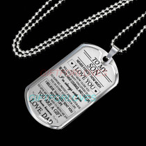 To My Daughter Dog Tag Birthday Gift Ideas for daughter, daughter necklace, to my daughter necklace, best gifts for daughter, birthday gifts for daughter, father and daughter necklace, daughter necklace from parents  1135fdrn