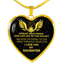 TO MY DAUGHTER: DAUGHTER NECKLACE, TO MY DAUGHTER NECKLACE, BEST GIFTS FOR DAUGHTER, BIRTHDAY GIFTS FOR DAUGHTER, FATHER AND DAUGHTER NECKLACE, DAUGHTER NECKLACE FROM PARENTS, SPECIAL DAUGHTER NECKLACE, AMAZING DAUGHTER NECKLACE 884dag