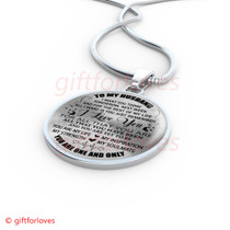 To My Husband Luxury Necklace: Best Gift For Husband, Idea Gift For Husband,  - 'You Are My Life My Inspiration, My Strength, And My Soulmate. You Are One And Only.' - 586ho