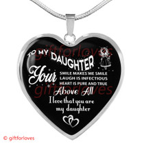 To My Daughter Necklace: Best Gifts For Daughter Birthday Gifts For Daughter Christmas Gift For Daughter Ideas 479DAS