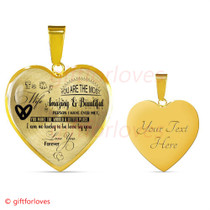 To My Wife Luxury Necklace: Husband And Wife Necklace, Birthday Gifts For Wife, Best Gifts For Wife 455WG