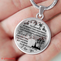 To My Wife Luxury Necklace: Husband And Wife Necklace, Birthday Gifts For Wife, Birthday Gifts For Her, Necklace For Wife Gifts 551WO