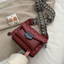 Shoulder Wide Strap Bags PU Plaid 2020 New Style Women Shoulder Crossbody Bag сумка женская сумка через плечо