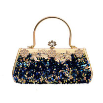Sequined Luxury Women Clutch Crown Metal Metal Clutch Cocktail Party Evening Bags Diamonds Handbags Female Wallets