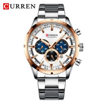 2020 New CURREN Top Brand Mens Watches Luxury Chronograph Sport Waterproof Quartz Watch Men Full Steel Business Clock Wristwatch