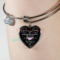 To my girlfriend: Gift Ideas for girlfriend, girlfriend bangle, to my girlfriend bangle, beautiful girlfriend bangle, best gifts for girlfriend, birthday gifts for girlfriend, boyfriend and girlfriend bangle 947fHsb