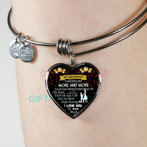 To my girlfriend: Gift Ideas for girlfriend, girlfriend bangle, to my girlfriend bangle, beautiful girlfriend bangle, best gifts for girlfriend, birthday gifts for girlfriend, boyfriend and girlfriend bangle 933fHsb