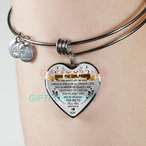 To my girlfriend: Gift Ideas for girlfriend, girlfriend bangle, to my girlfriend bangle, beautiful girlfriend bangle, best gifts for girlfriend, birthday gifts for girlfriend, boyfriend and girlfriend bangle 788fHbb