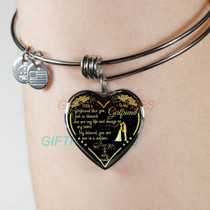To my girlfriend: Gift Ideas for girlfriend, girlfriend bangle, to my girlfriend bangle, beautiful girlfriend bangle, best gifts for girlfriend, birthday gifts for girlfriend, boyfriend and girlfriend bangle 782fHgb