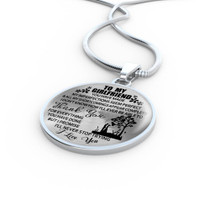 To My Girlfriend Luxury Necklace: Necklace For Girlfriend, Amazing Gift For Girlfriend From Boyfriend 552GO