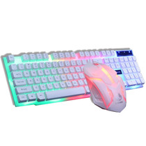 GAMING KEYBOARD -  IMIDO 2020 Combo GT300 PC Gamer LED Gaming Keyboard And Mouse Set Wired Keyboard Gamer Keyboard Illuminated Gaming Keyboard Set For Laptop