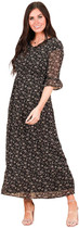 McKenzie Modest Floral Maxi Dress, Modest Sundress