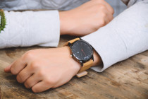 Mens Watches Top Brand Luxury Leather Business Quartz Watch Men Wristwatch