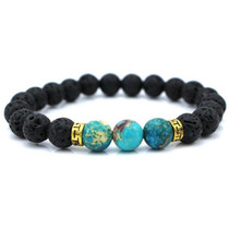 New Products Wholesale Lava Stone Beads Natural Stone Bracelet, Men Jewelry, Stretch Yoga Bracelet