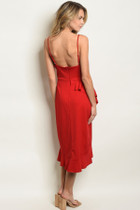 Spaghetti Strap Ruffled Dress