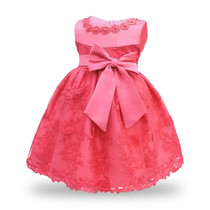 Baby Dress Lace Flower Christening Gown Baptism Clothes Newborn Kids Girls First Years Birthday Princess Infant Party Costume