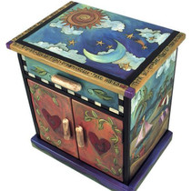 Sticks Nightstand Cabinet-Beach & City