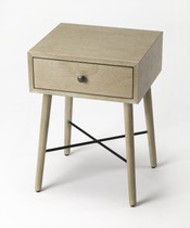 Delridge Gray End Table