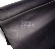 Junetree LEATHER HIDES COW SKINS thick genuine leather about 2mm cowhide black color