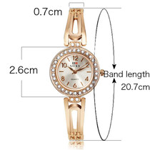 Soxy Bracelet Women Luxury Rhinestone Watch