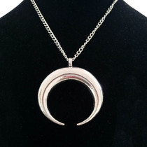 Crescent Moon Pendant Necklace