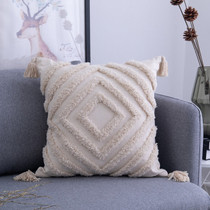 Handmade Tassel Pillow Cover