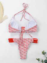 Red Heart Cute Bikinis Swimwear