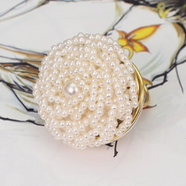 Handmade Charm Bead Resin Rings Women Fashion Jewelry Vintage Ring