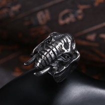 Bull Elephant Heads Men Ring Personality Titanium Steel Cool Fashion Jewelry