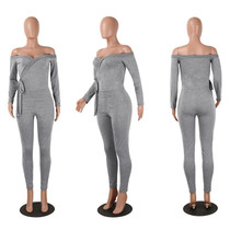 OFF SHOULDER JUMPSUIT