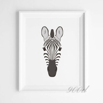 Animal Set Canvas Art Print Painting Poster, Giraffe, Zebra, cheetah Wall Pictures for Home Decoration, Home Decor FA384