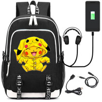 Pikachu Ball Game Funny Rucksack Backpack